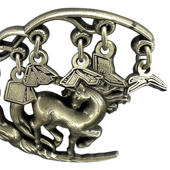 LitJoy 2024 Lunacore Logo Pin - Moon Unicorn Books Charms - Picture 4 of 7